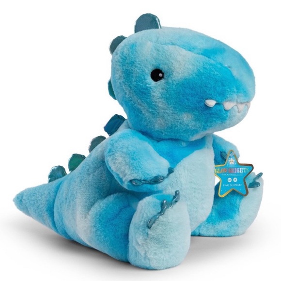 FAO Schwarz Other - Light Up Roaring Dinosaur 12" plush stuffed animal toy
